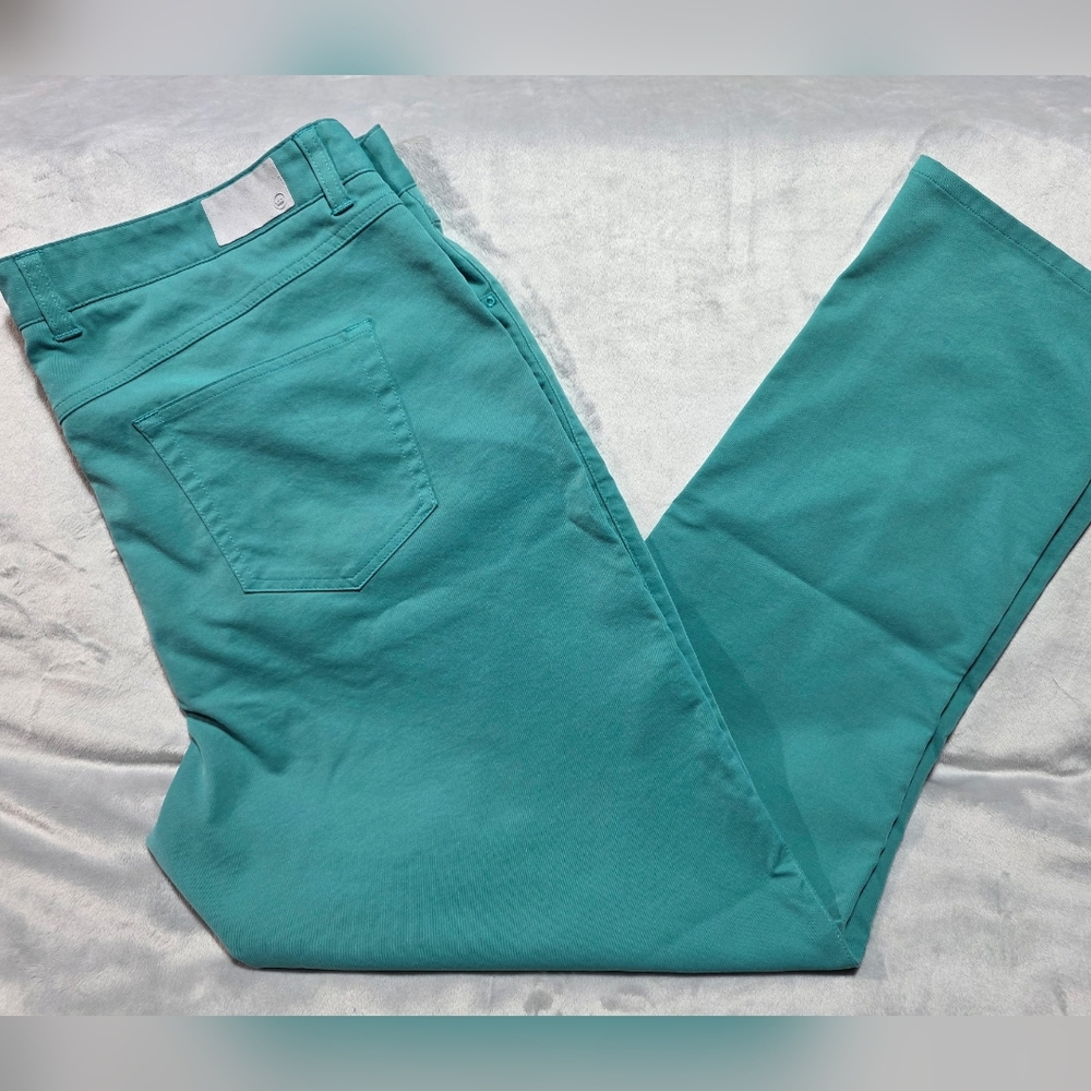 Peter Millar eb66 5 Pocket Pant. Teal. 40x30. NWOT.